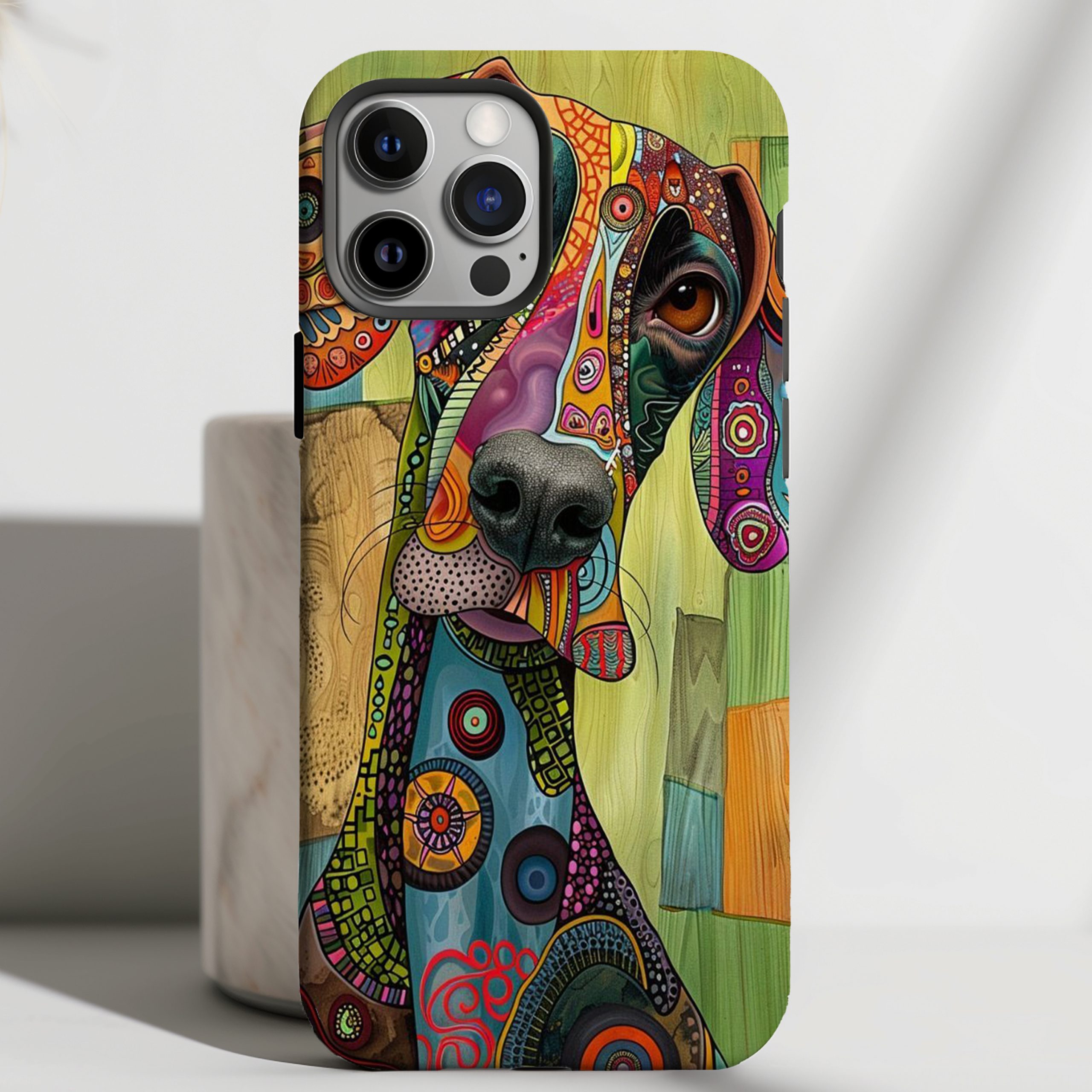 Trippy Hound - Abstract Dog Art Case
