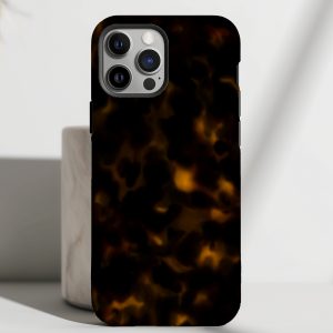 Midnight Marble - Tortoise Luxe Case