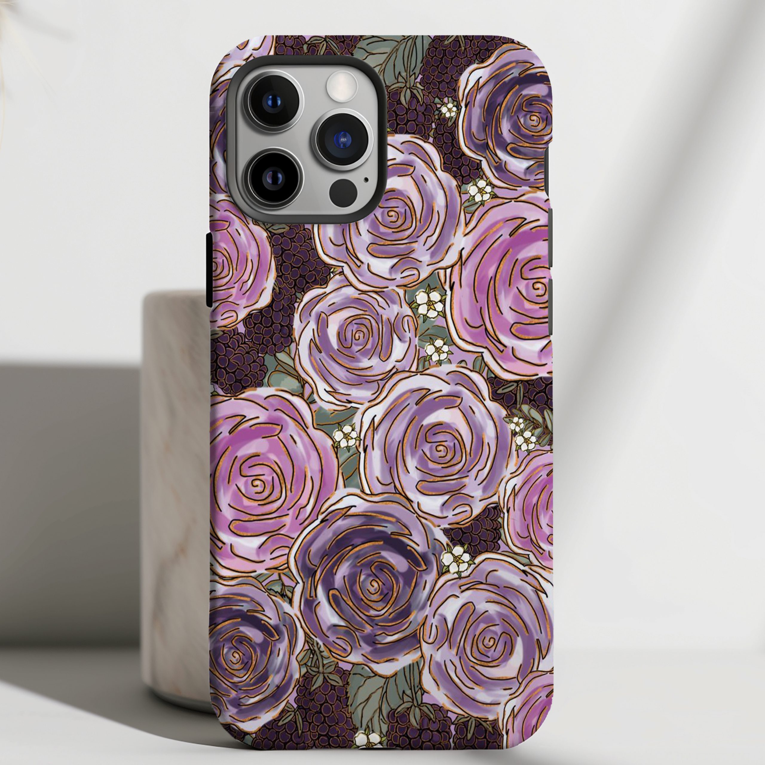 Amethyst Bloom - Violet Whisper Case