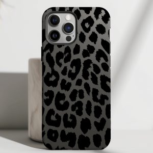 Midnight Spots - Black Leopard Case