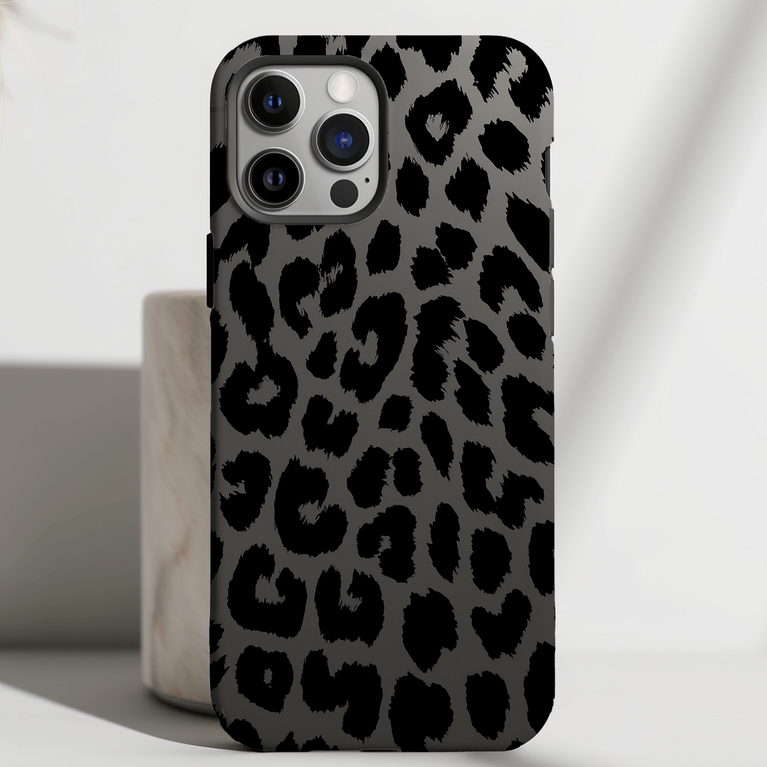 Midnight Spots - Black Leopard Case