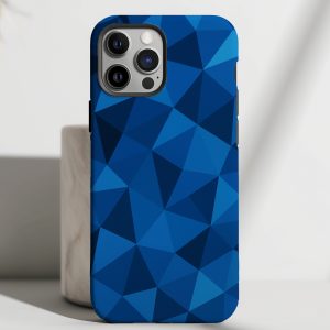 Arctic Prism - Geometric Blue Case