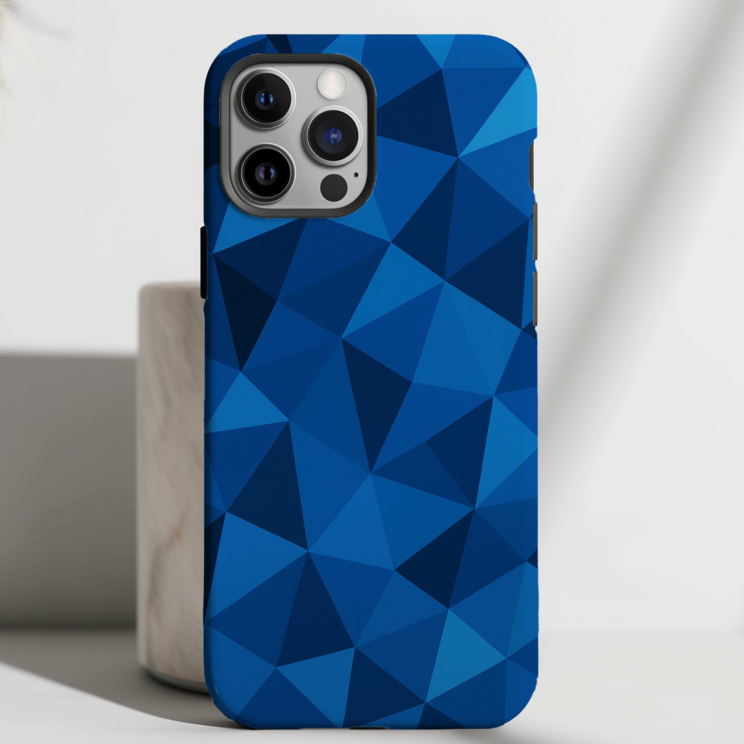 Arctic Prism - Geometric Blue Case