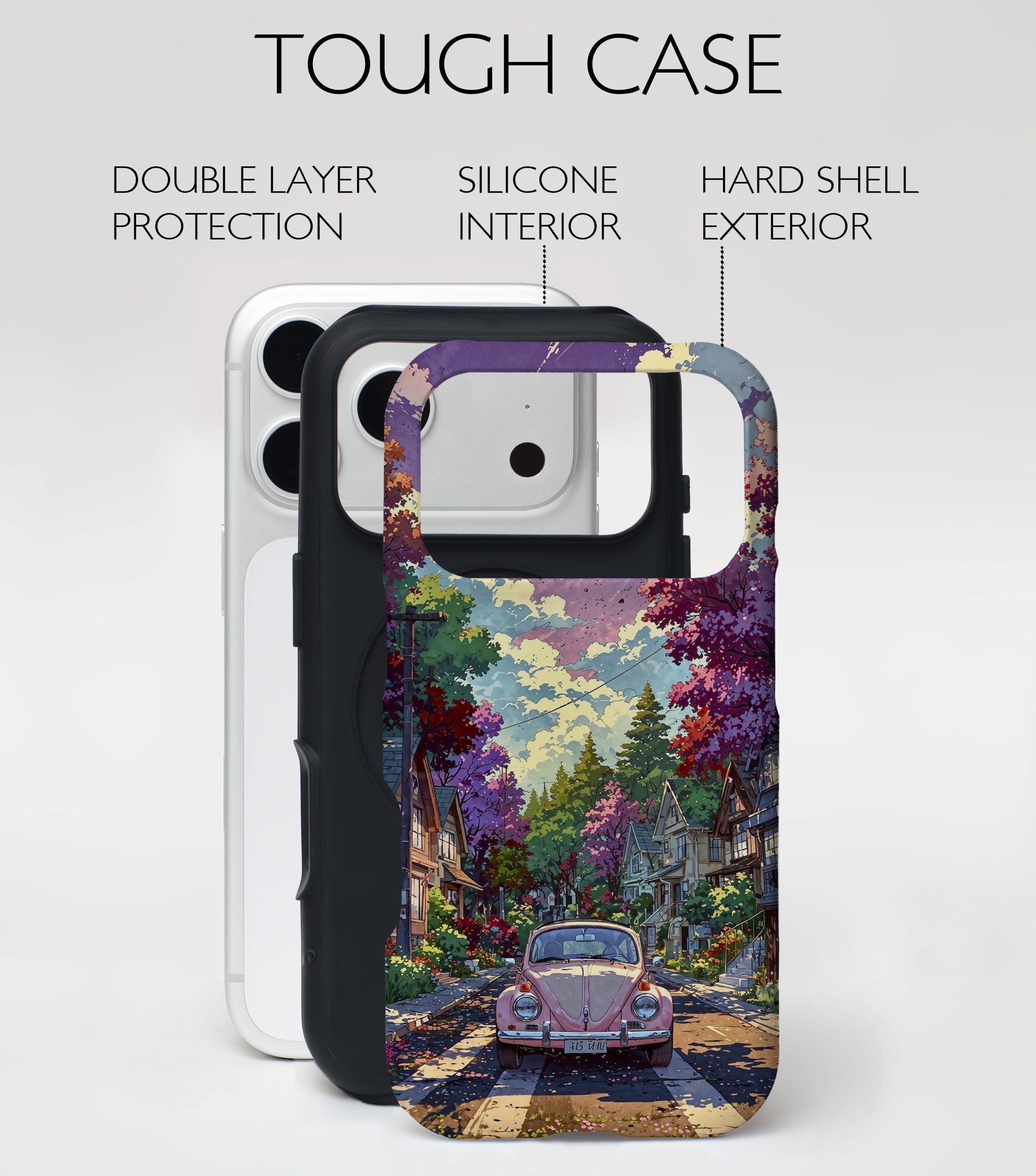 Pastel Drive – Retro Beetle Case - Image 5