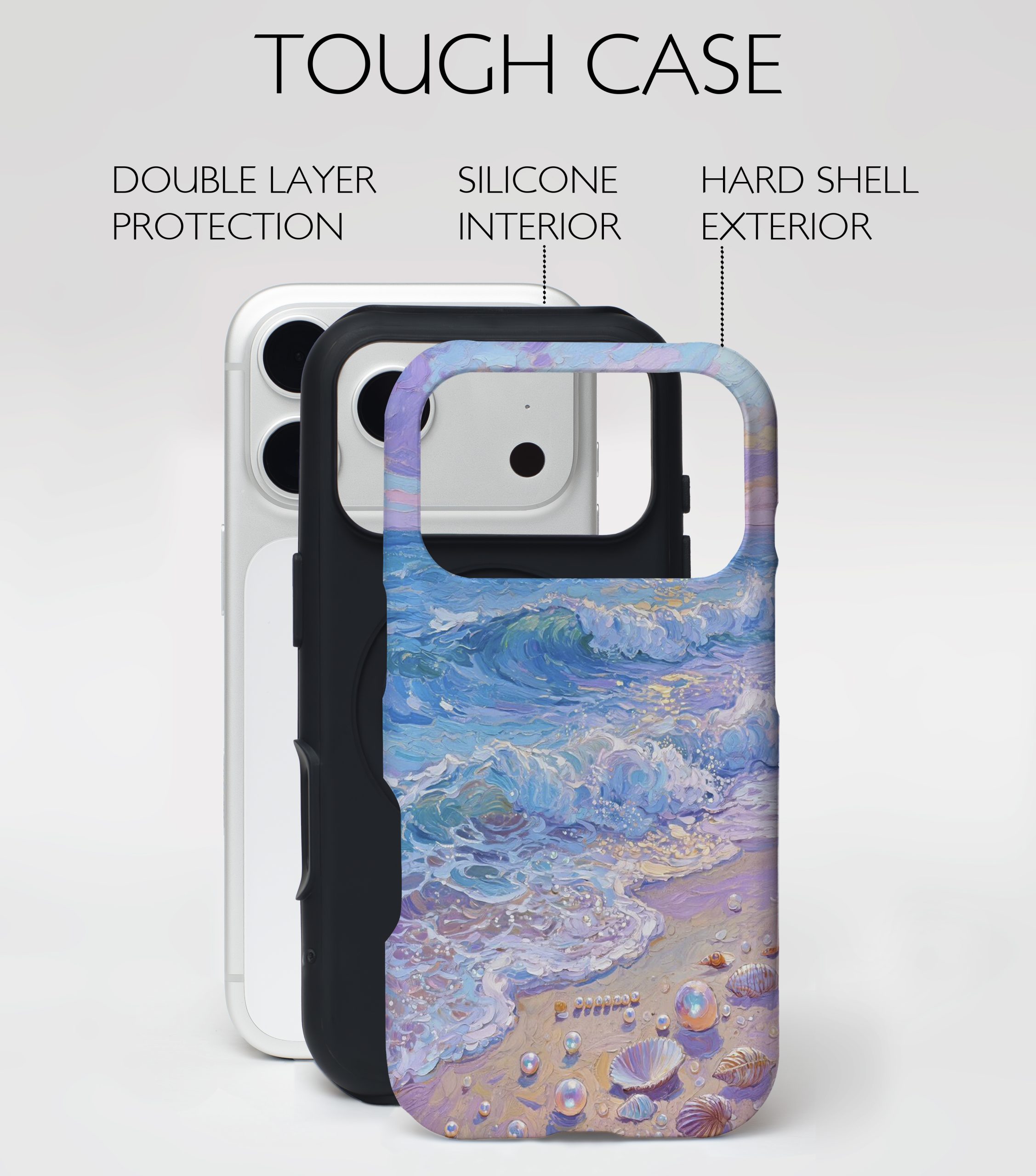 Seaside Pearl Dream – Phone Case - Image 2