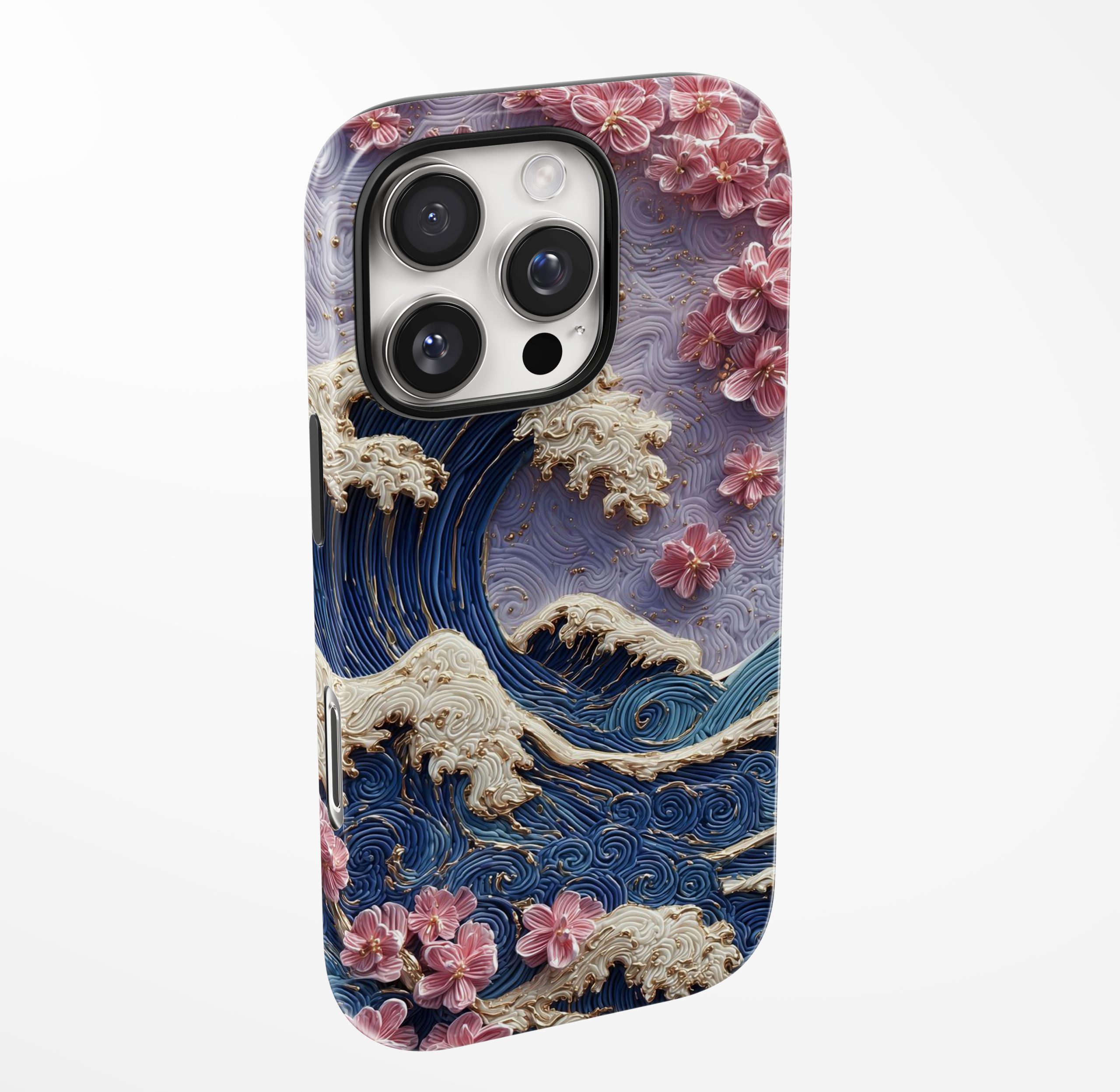 Sakura Great Wave – Phone Case - Image 6