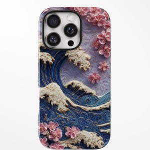 Sakura Great Wave – Phone Case