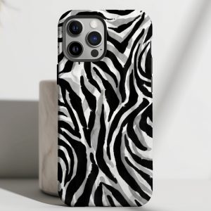 Monochrome Muse - Zebra Spark Case