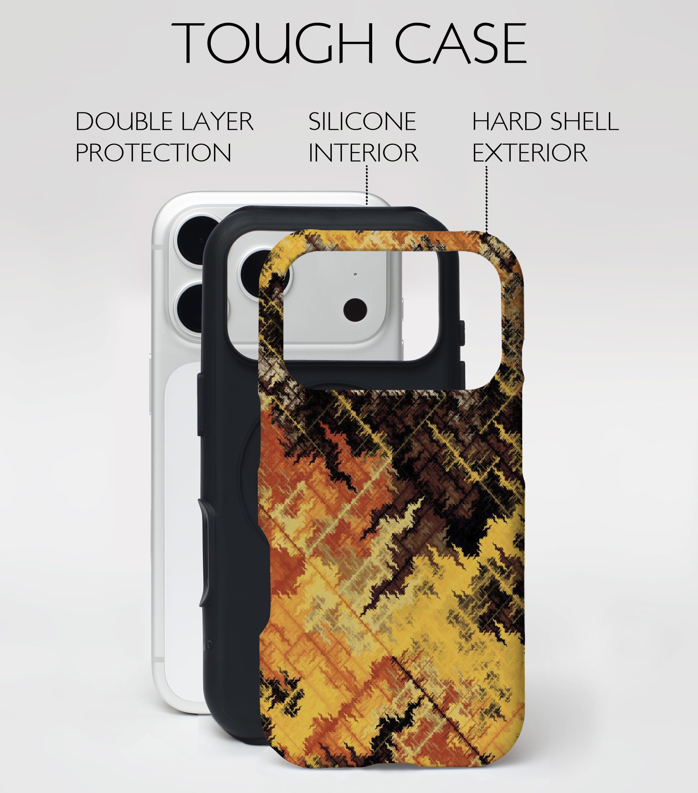 Ember Fractals – Phone Case - Image 5