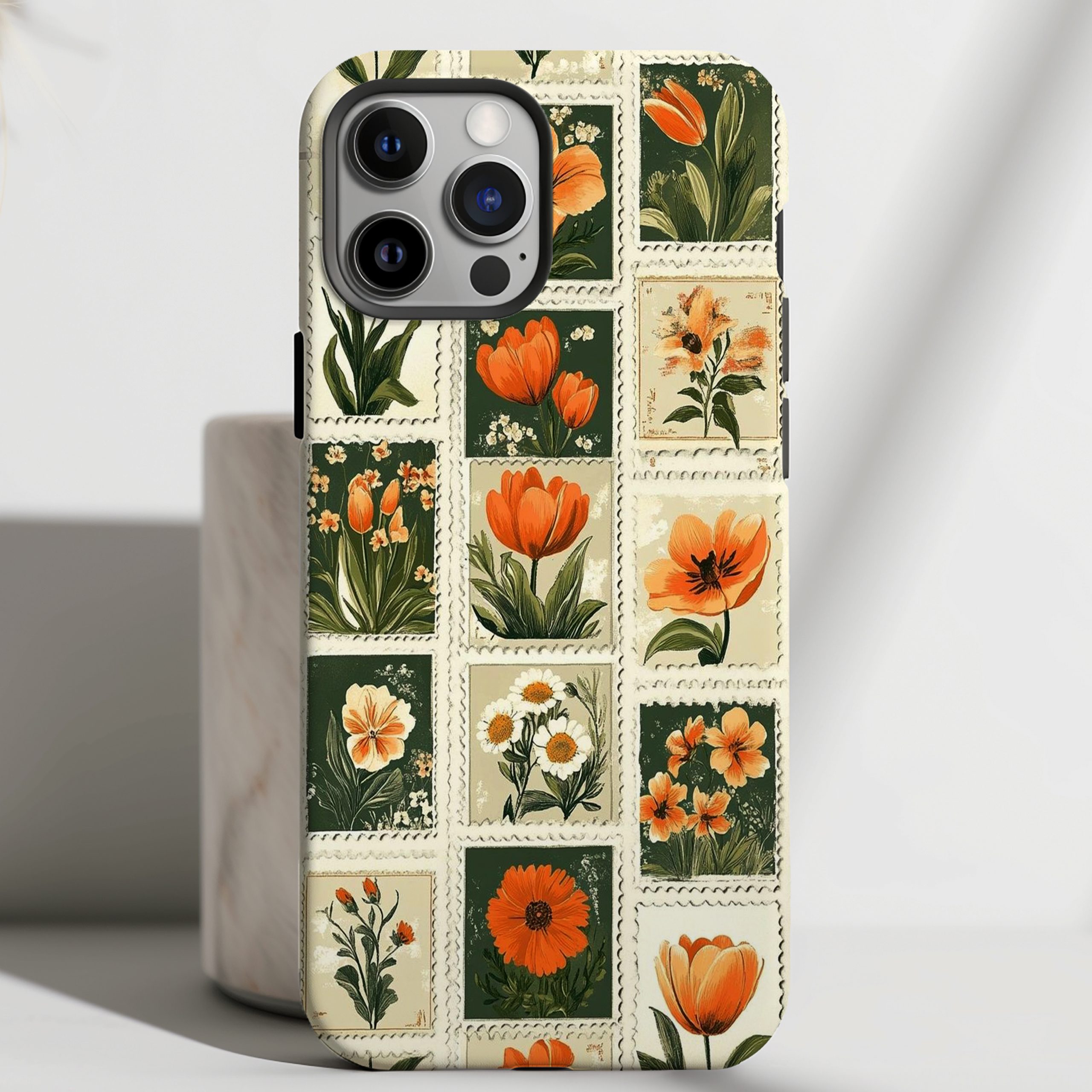 Vintage Botanica - Orange Bloom Case