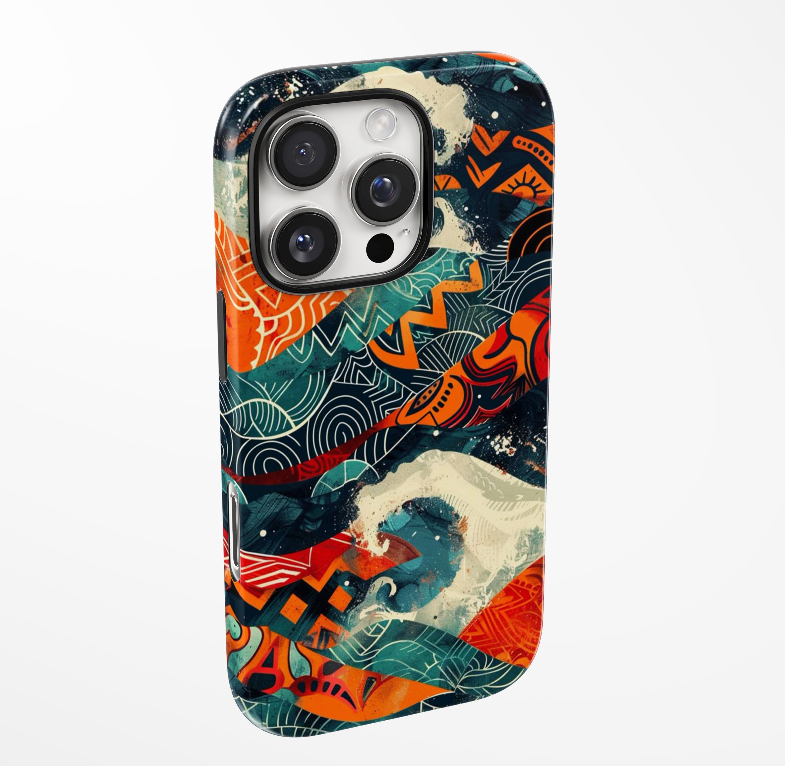 Tribal Wave Fusion – Phone Case - Image 6