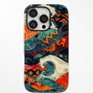 Tribal Wave Fusion – Phone Case