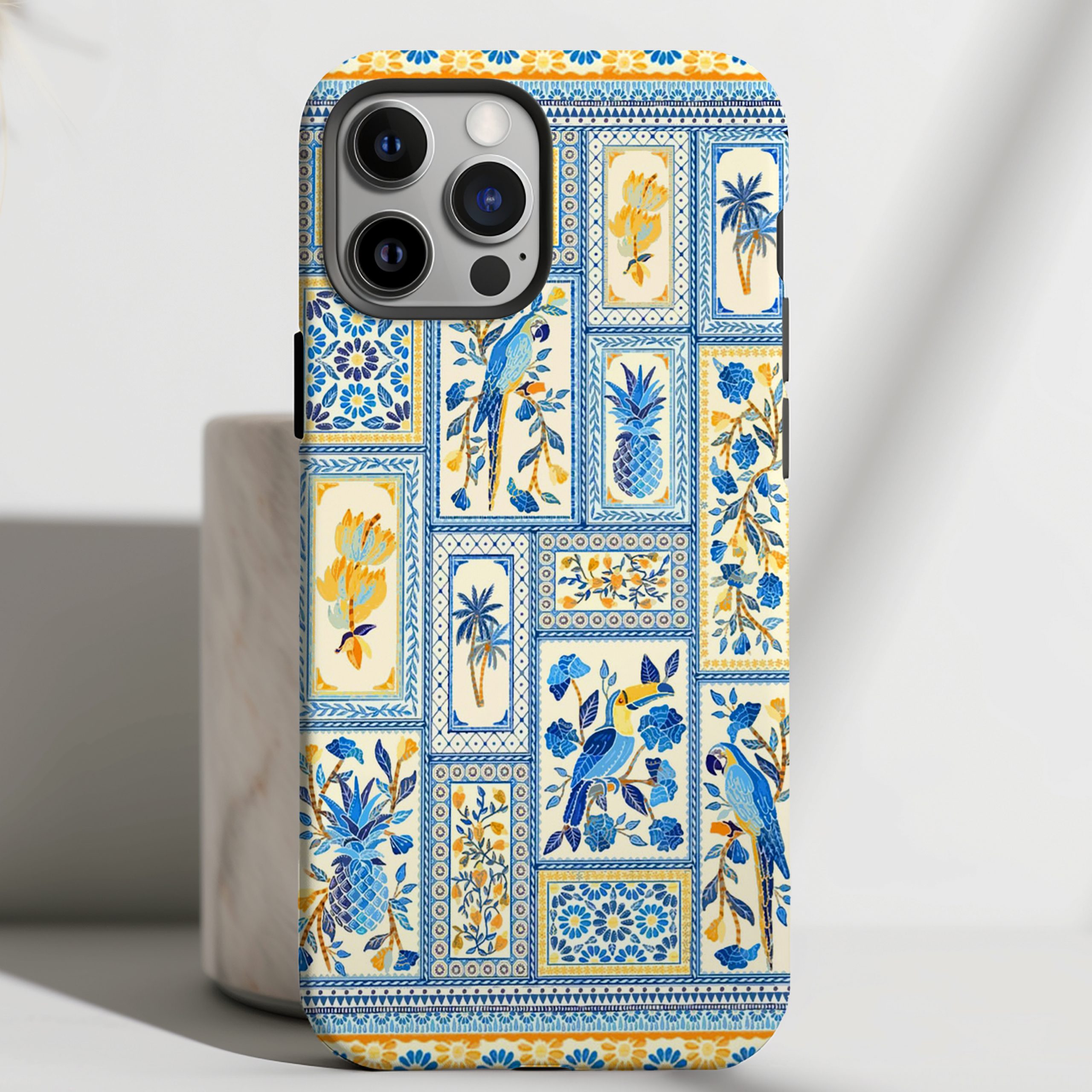 Riviera Garden - Blue Tropic Case
