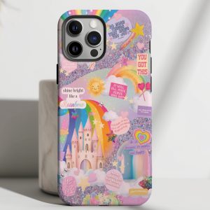 Rainbow Glow - Positivity Collage Case