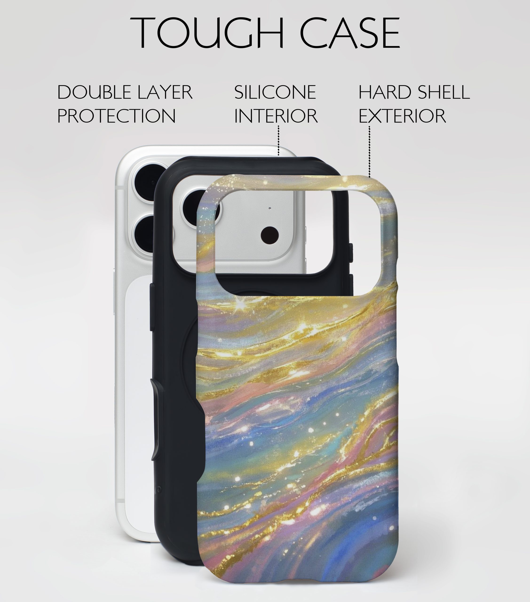 Cosmic Melt – Iridescent Pastel Case - Image 2