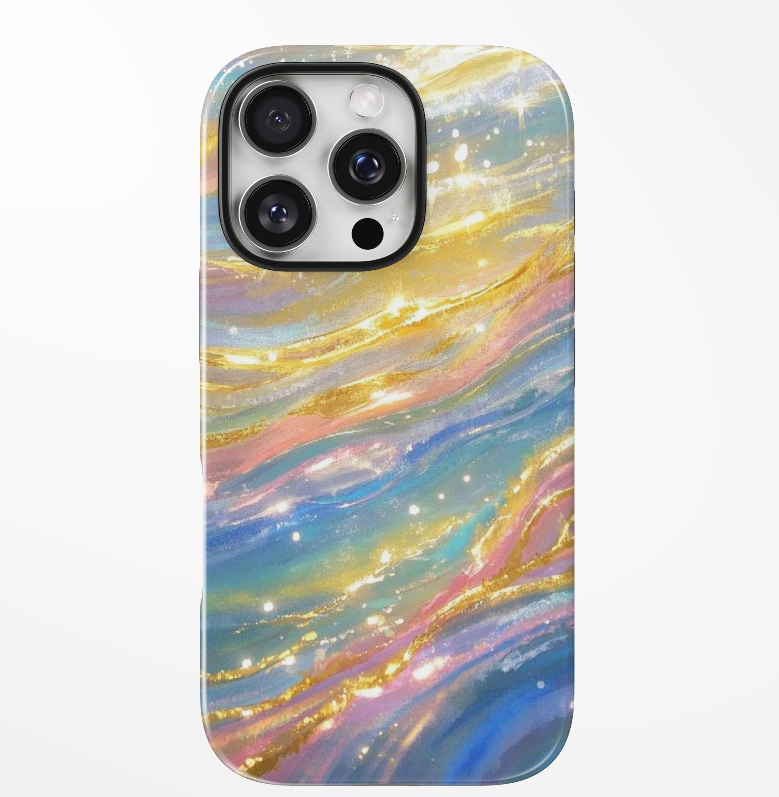 Cosmic Melt – Iridescent Pastel Case