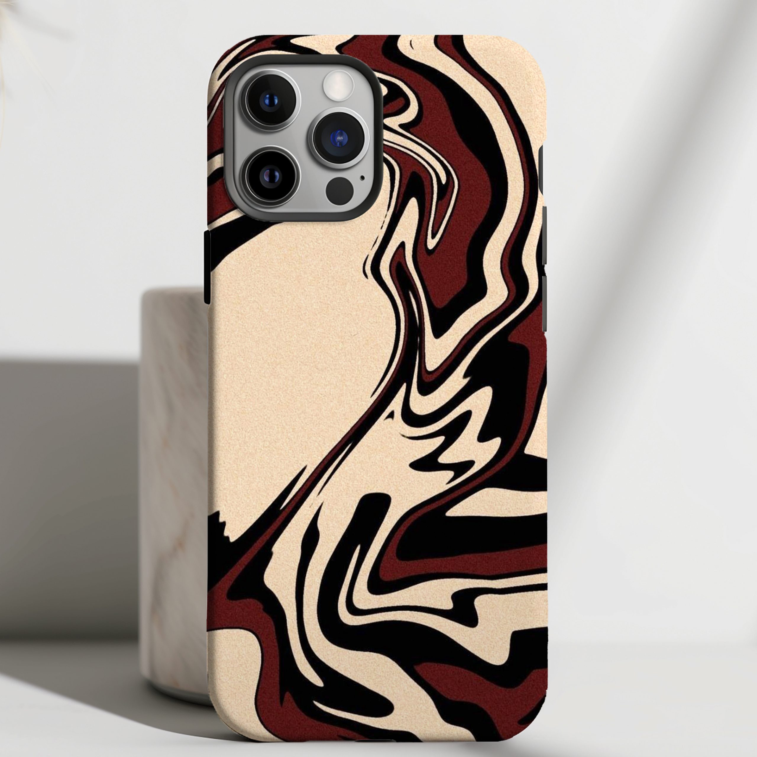 Noir Swirl - Marble Mirage Case