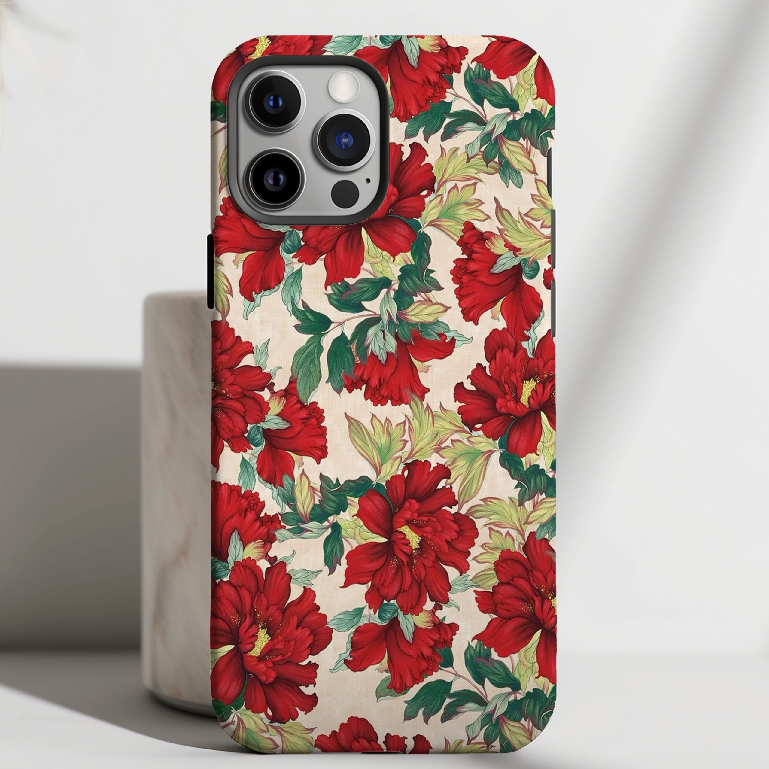 Scarlet Bloom - Peony Passion Case