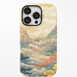 Pastel Horizon Waves – Phone Case