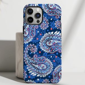 Midnight Paisley - Indigo Charm Case
