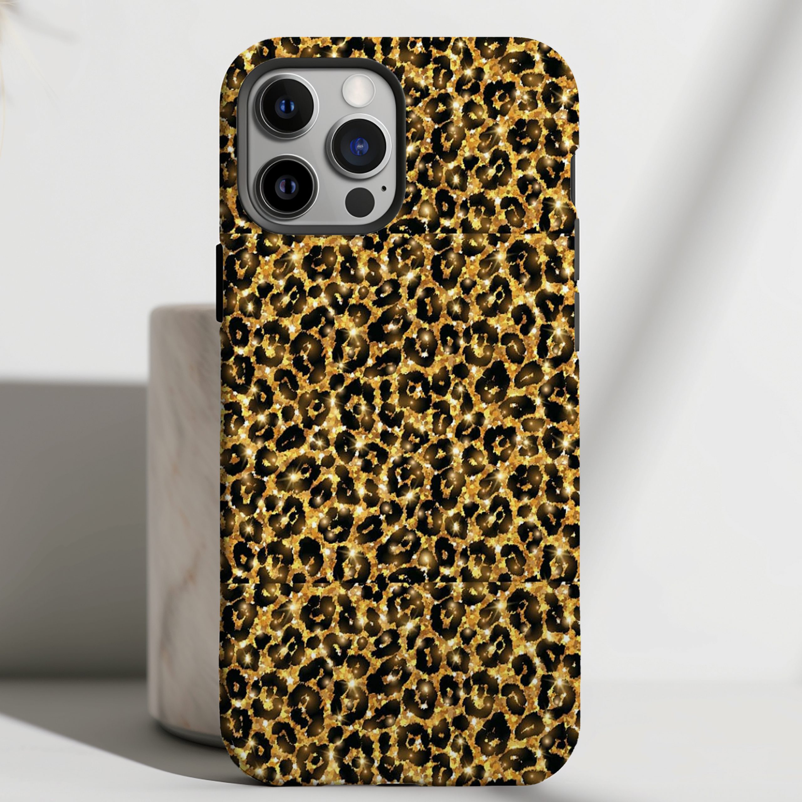 Golden Glam - Luxe Leopard Case