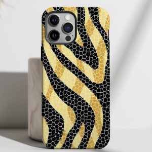 Golden Stride - Mosaic Zebra Case