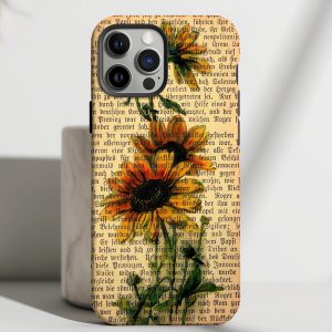 Vintage Bloom - Sunflower Script Case