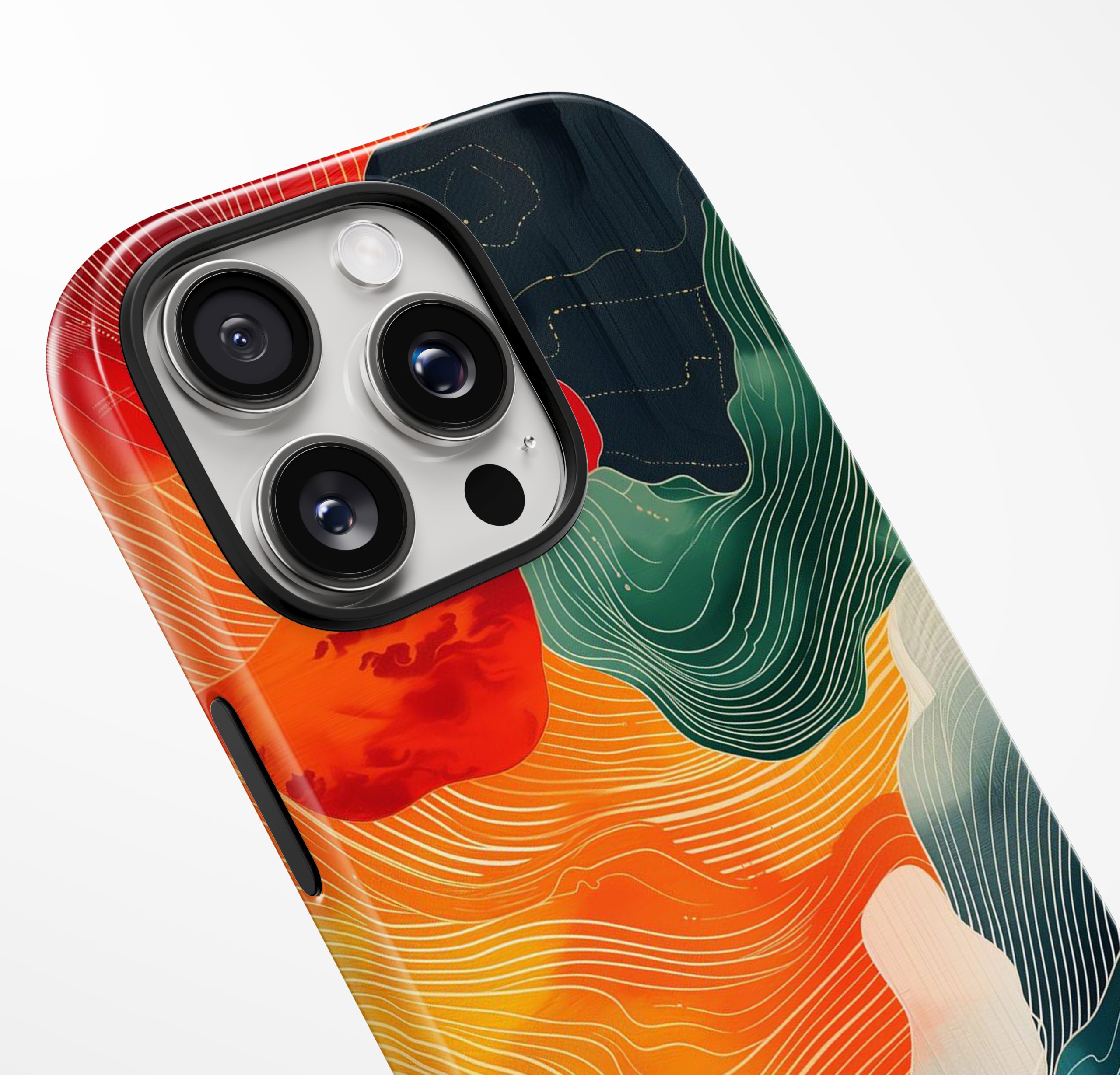 Abstract Ember Flow – Phone Case - Image 6