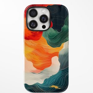 Abstract Ember Flow – Phone Case