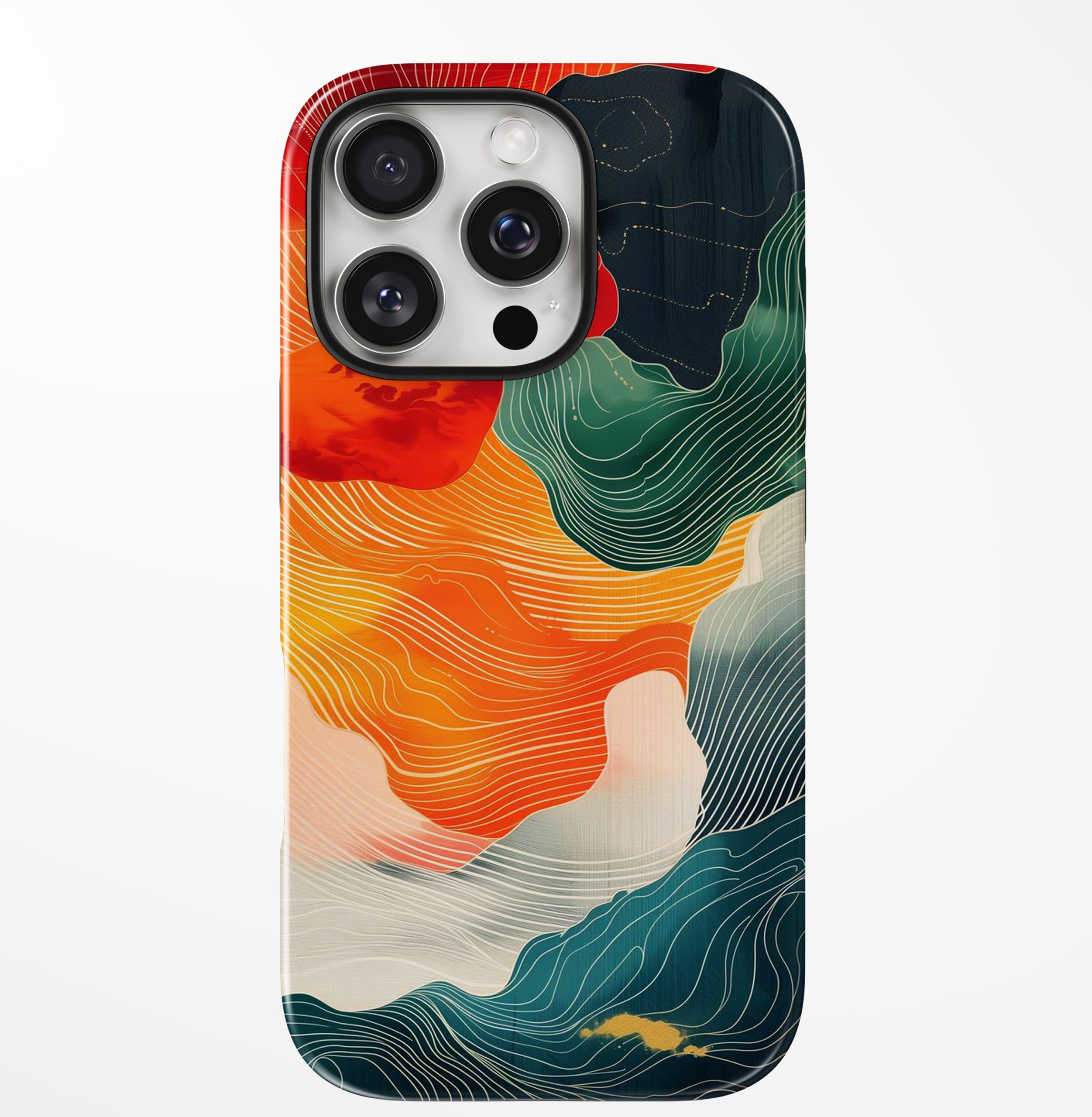 Abstract Ember Flow – Phone Case