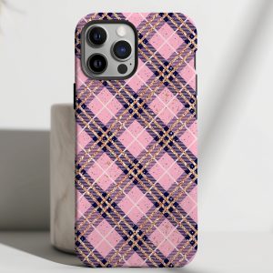 Blush Royale - Pink Plaid Luxe Case