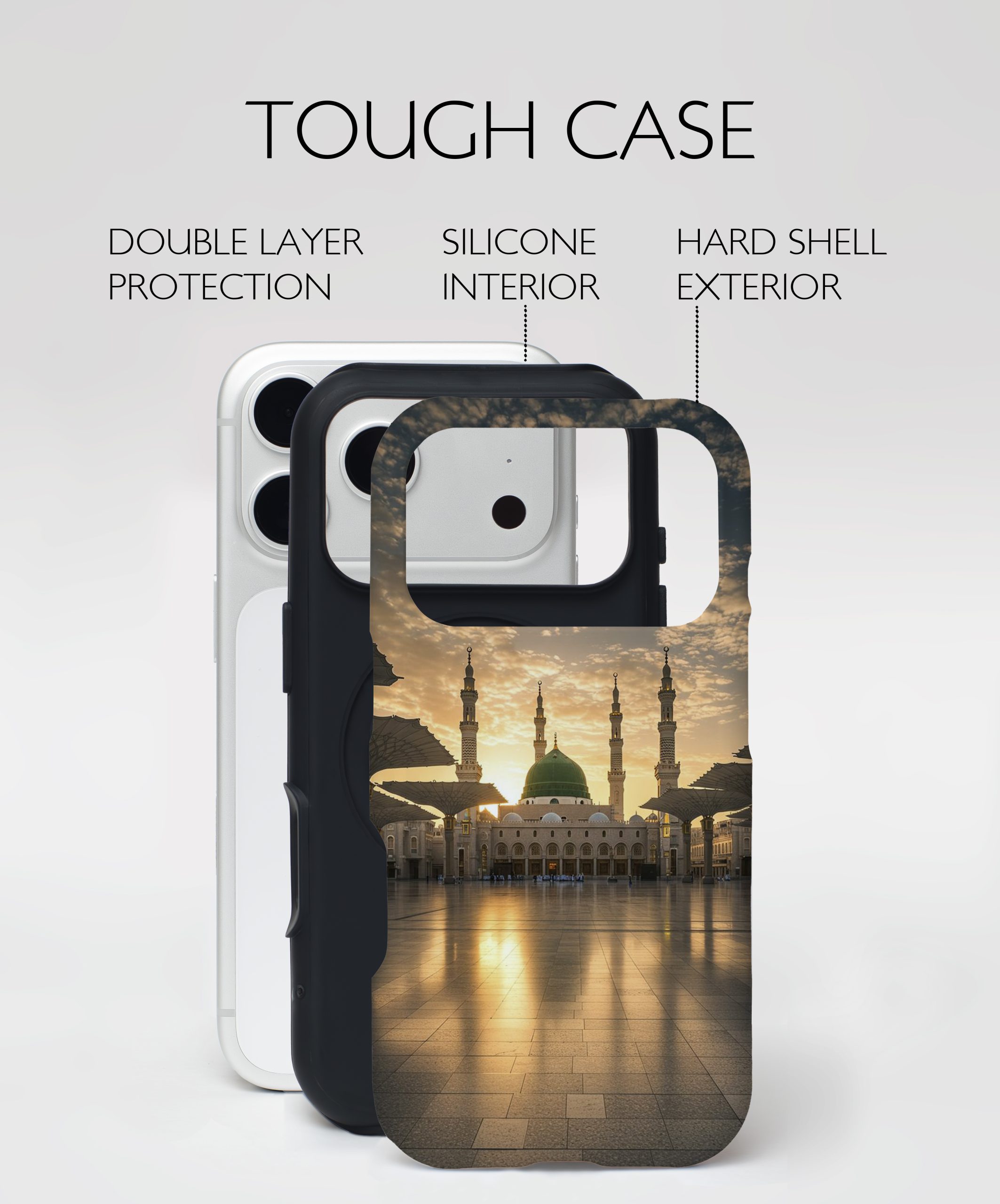 Medina Sunrise – Serene Masjid an-Nabawi Case - Image 2