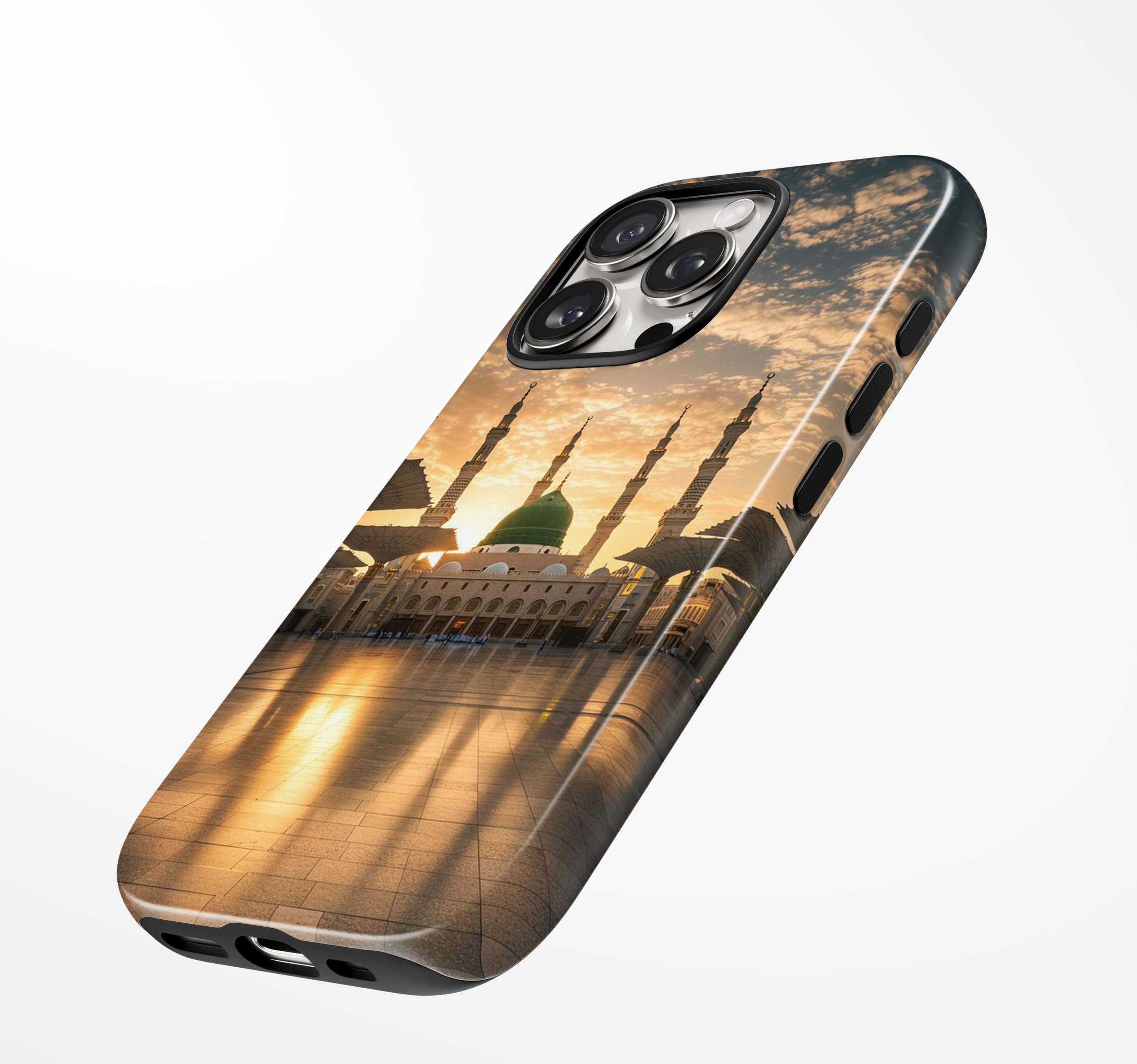 Medina Sunrise – Serene Masjid an-Nabawi Case - Image 5