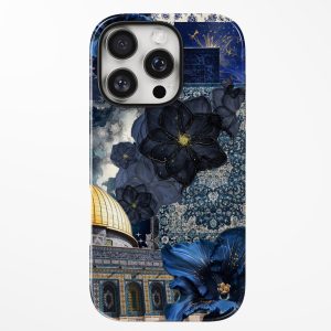 Midnight Al-Quds – Blue Floral Fantasy Case