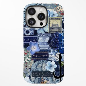 Midnight Mosaic – Blue Heritage Collage Case