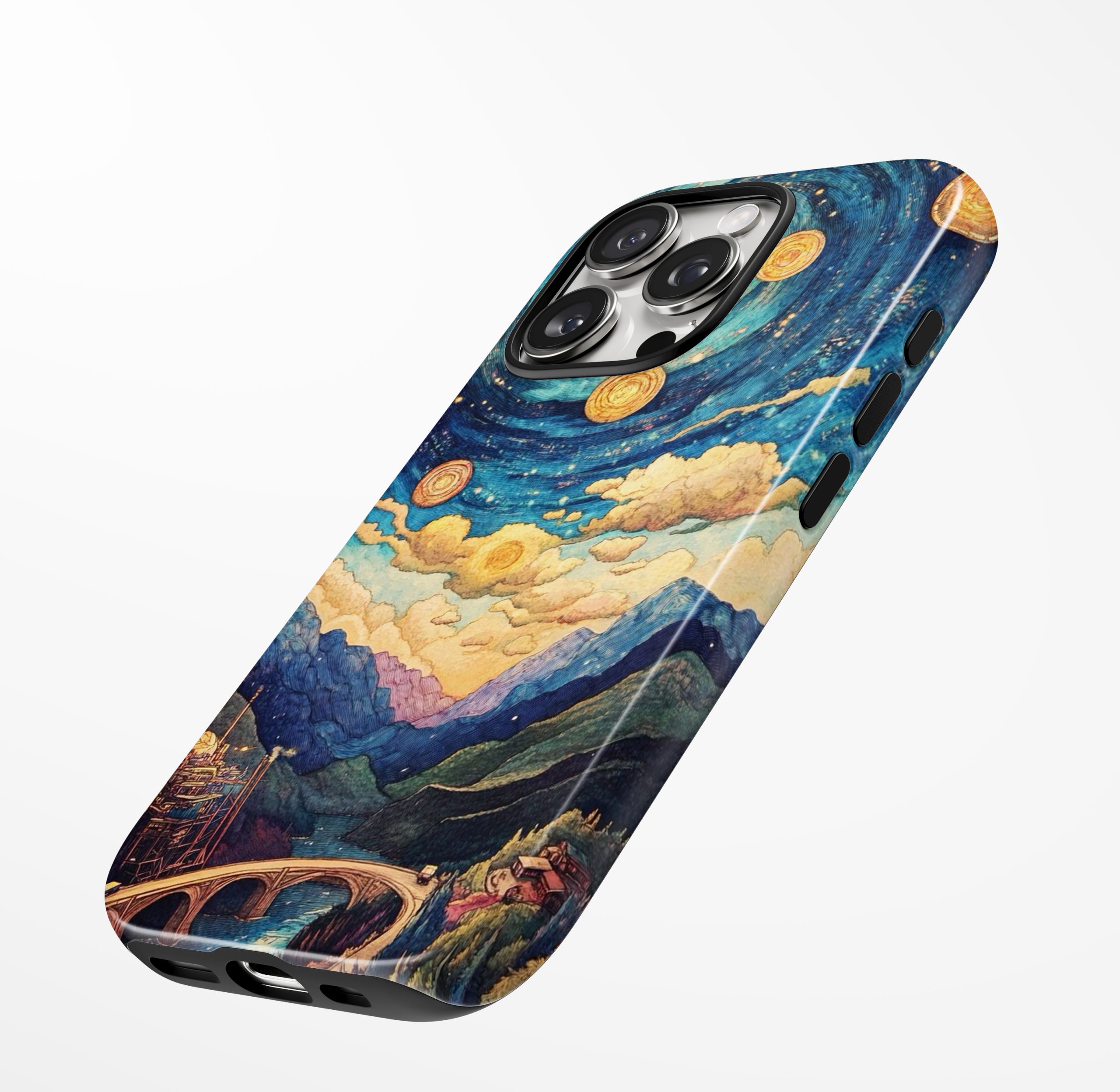 Starry Night Fantasy Case – “Cosmic Dreamscape” - Image 4