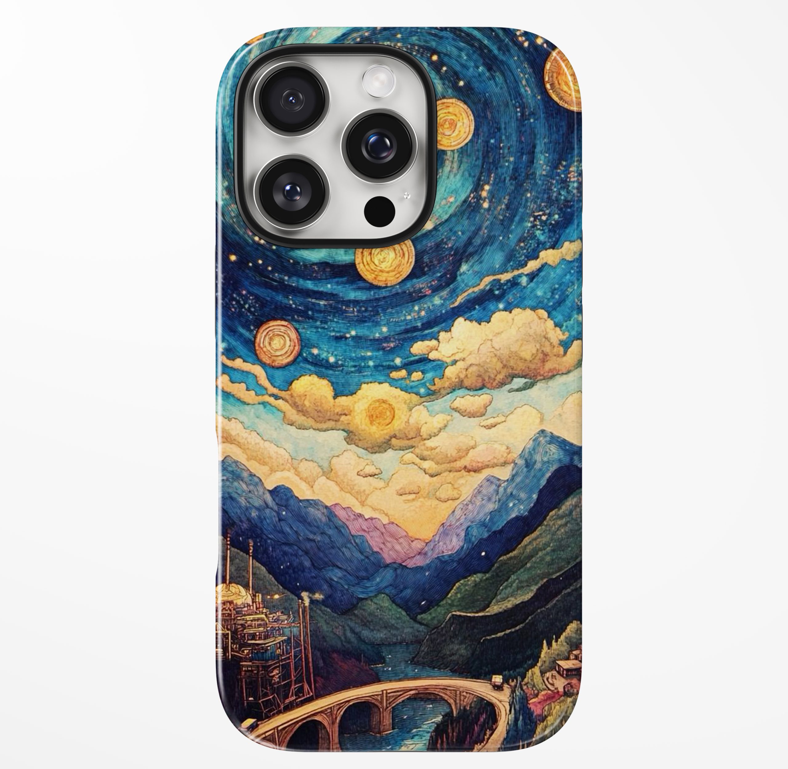 Starry Night Fantasy Case – “Cosmic Dreamscape”