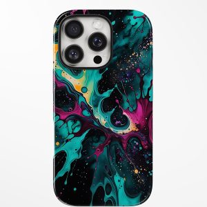 Cosmic Splash Aurora – Phone Case