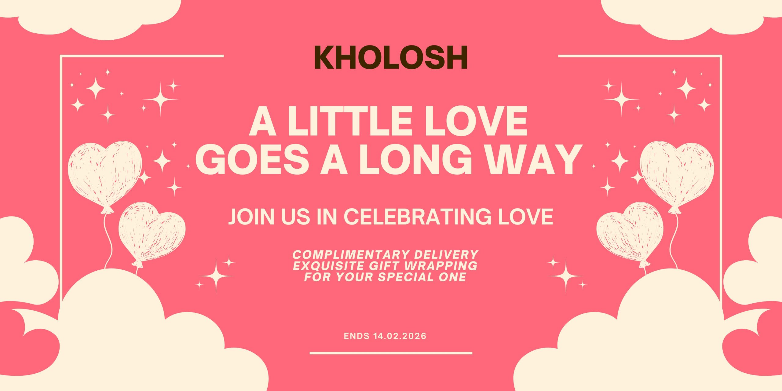 Cream and Pink Playful Illustrative Business Valentine's Day Banner-2