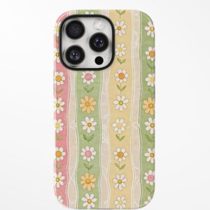 Vintage Daisy Stripes